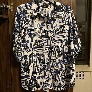 Karl Lagerfeld Paris blouse, very unique and trendy!